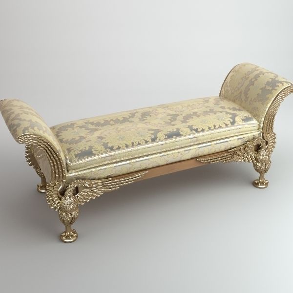 Stylish Baroque Style Bench