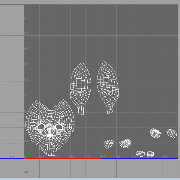 Policeman cartoon rigged 3D model_19