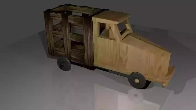 wood van Free 3D print model