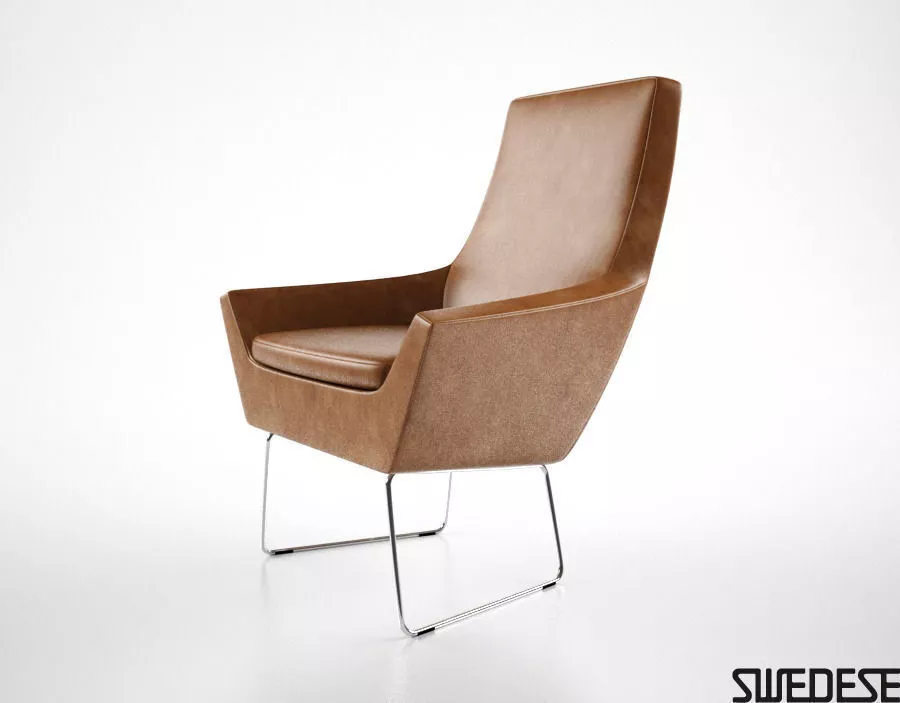 Swedese Happy Easy Chair 3D model