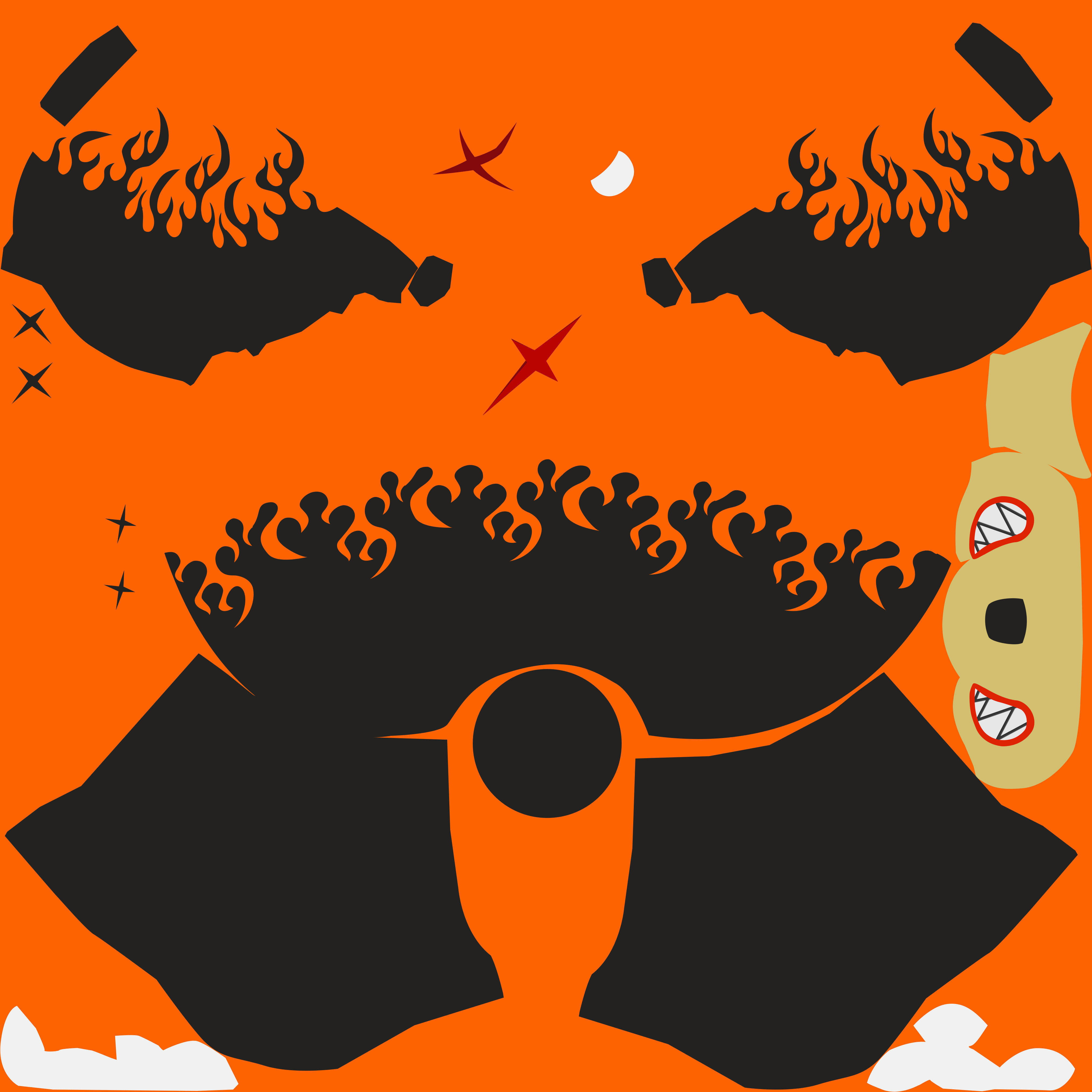 Knuckle Bear Toy 3D model_8