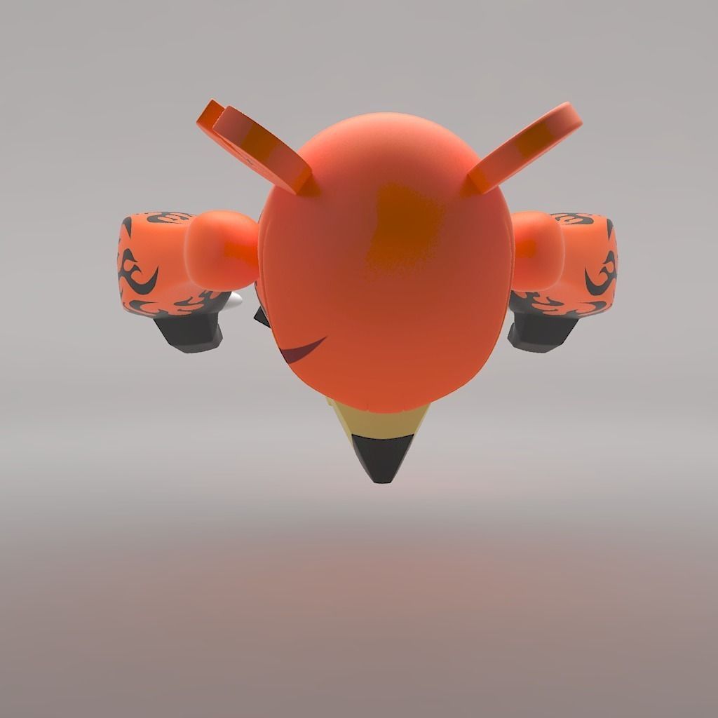 Knuckle Bear Toy 3D model_7