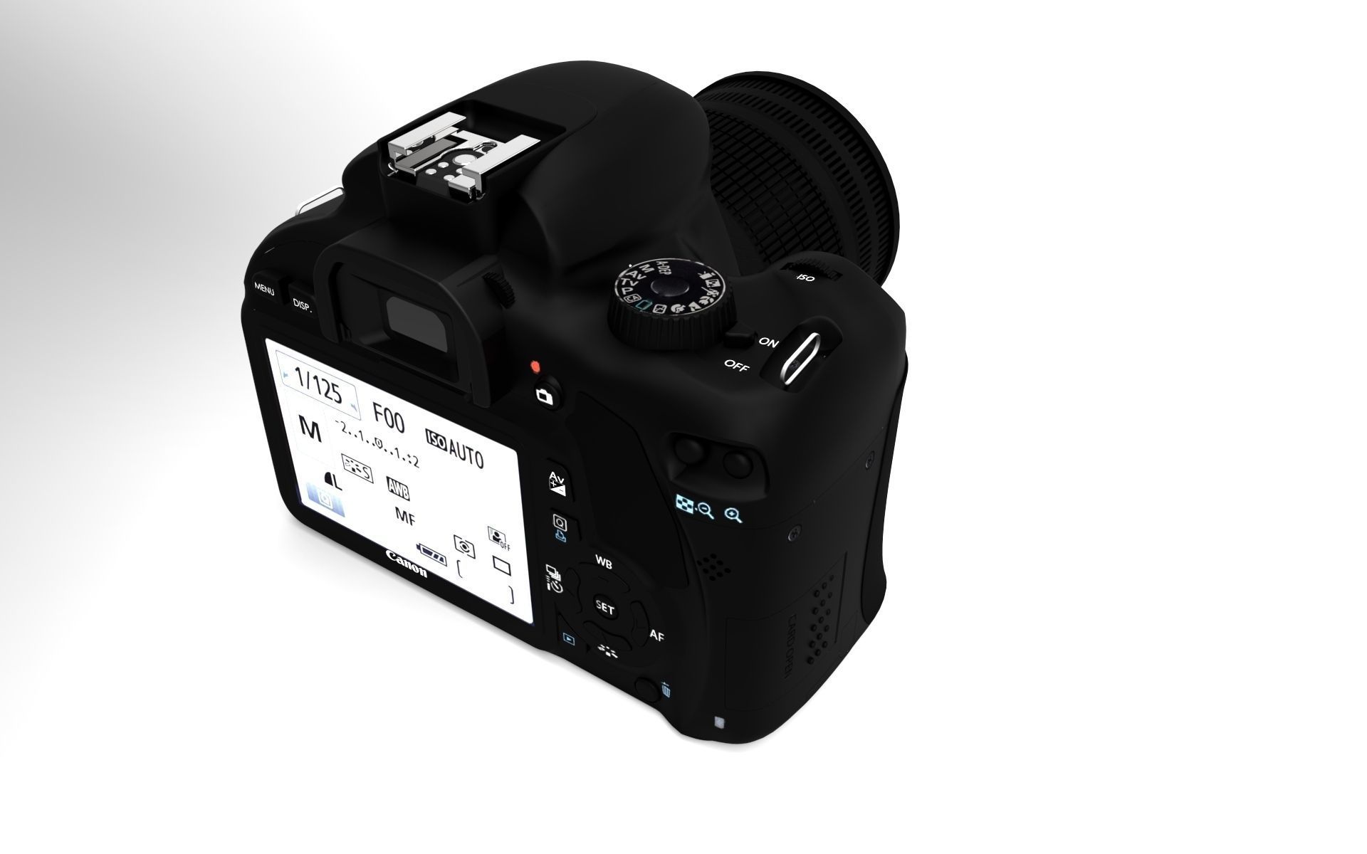 Canon EOS Rebel T2i 3D model_2