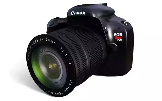 Canon EOS Rebel T2i 3D model