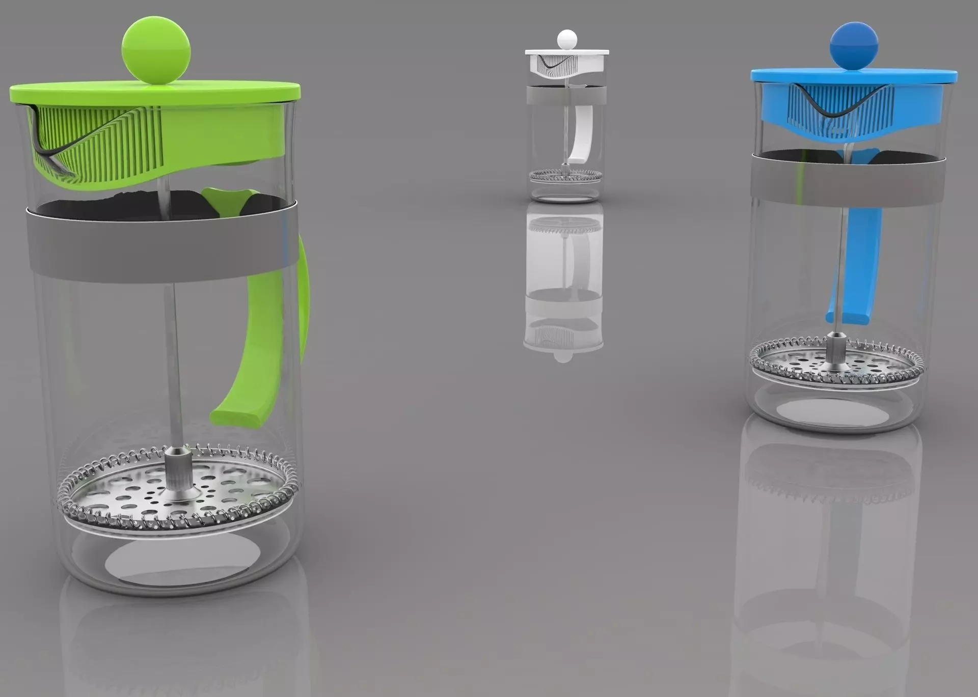 Jug french press coffee maker Free 3D model