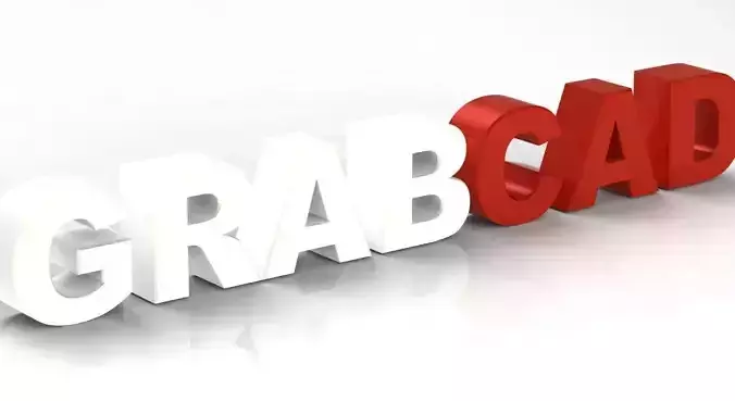 GrabCad Logo Free 3D model