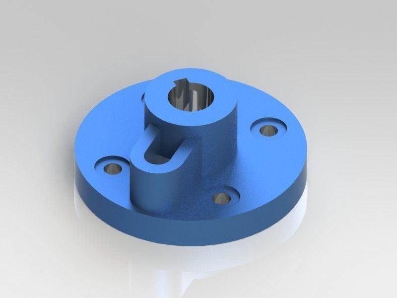 Crank DIsk Free 3D model_4