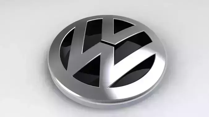 Volkswagen Logo Free 3D model