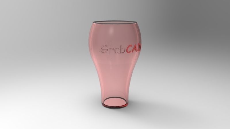 Glass champagne Free 3D model_4