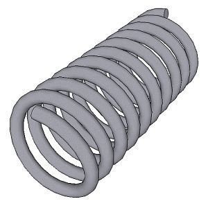 Spring spiral Free 3D model_2