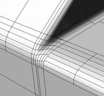 4 different radius g2 fillet Free 3D model