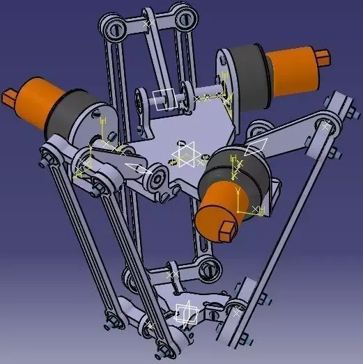 Delta Robot Free 3D model_0