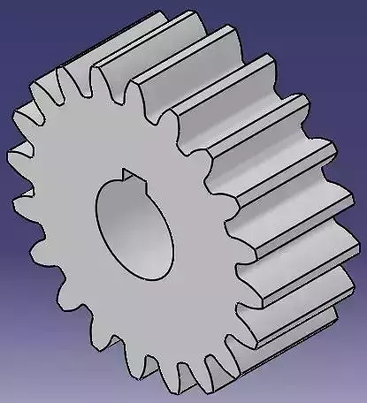 Parametric spur gear