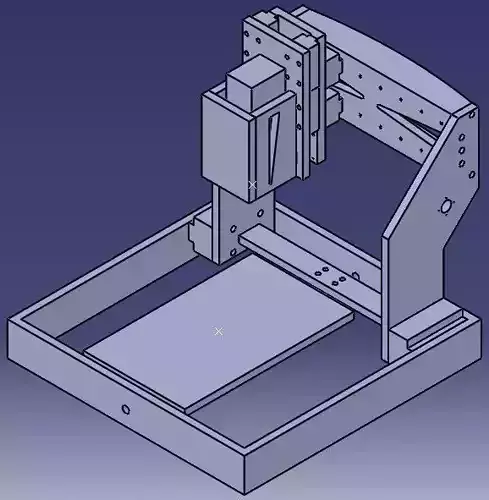 3 axis desktop router Free 3D model