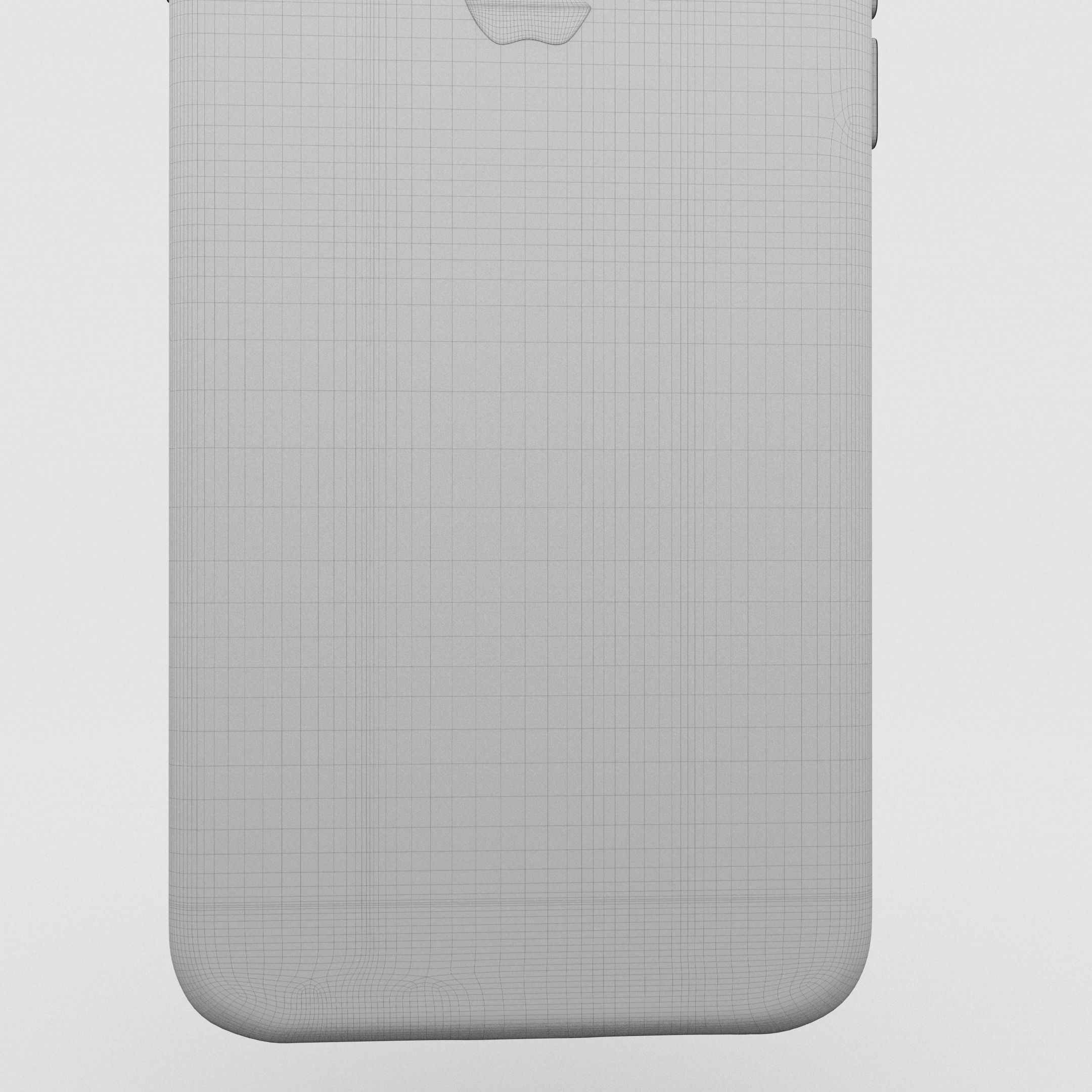 Iphone 6 Gold Low-poly 3D model_26