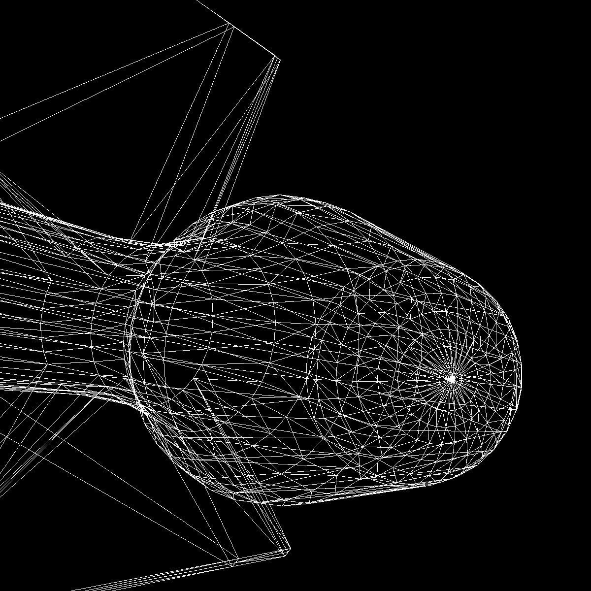 Bomb Jolly Roger scheme Low-poly 3D model_12