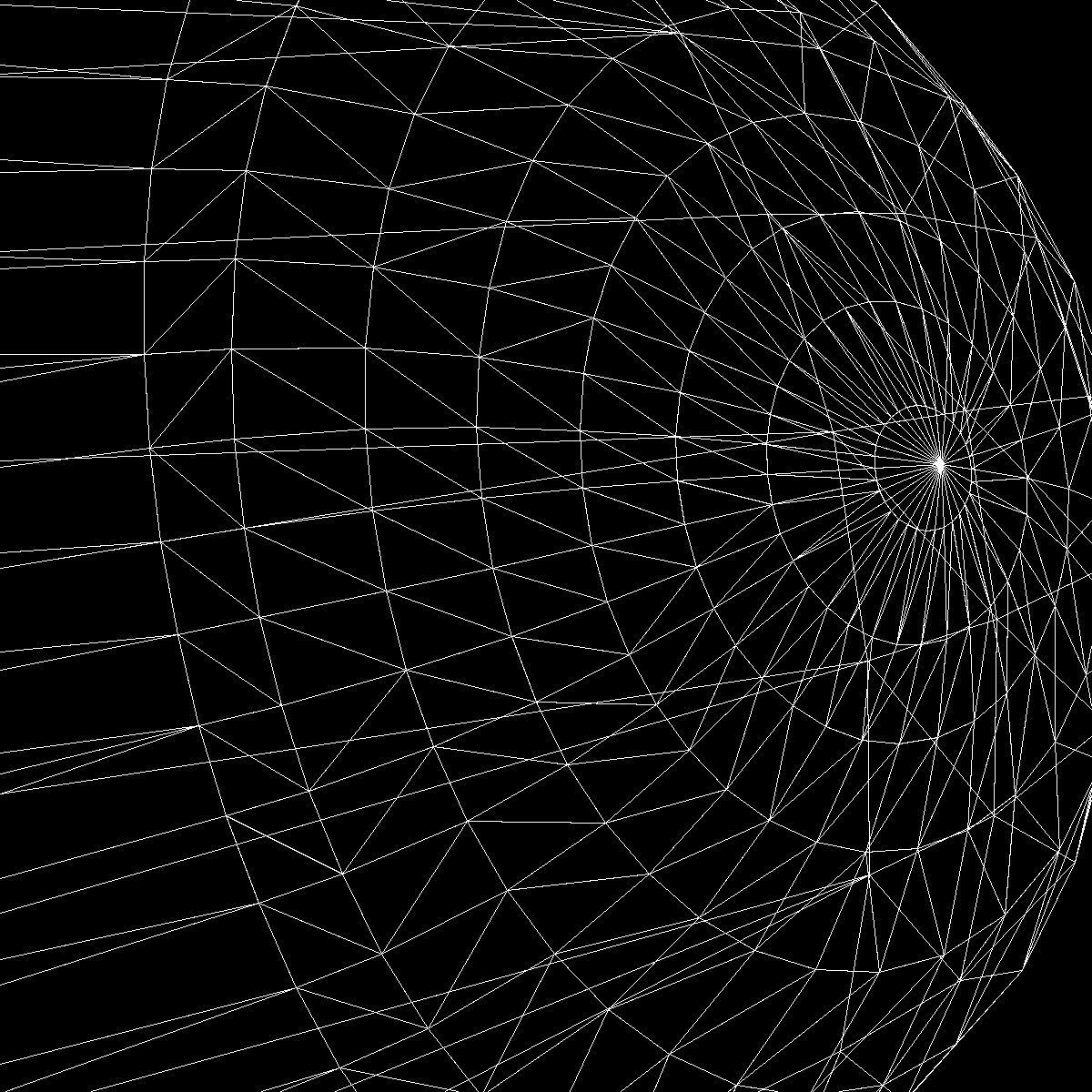 Bomb Jolly Roger scheme Low-poly 3D model_13