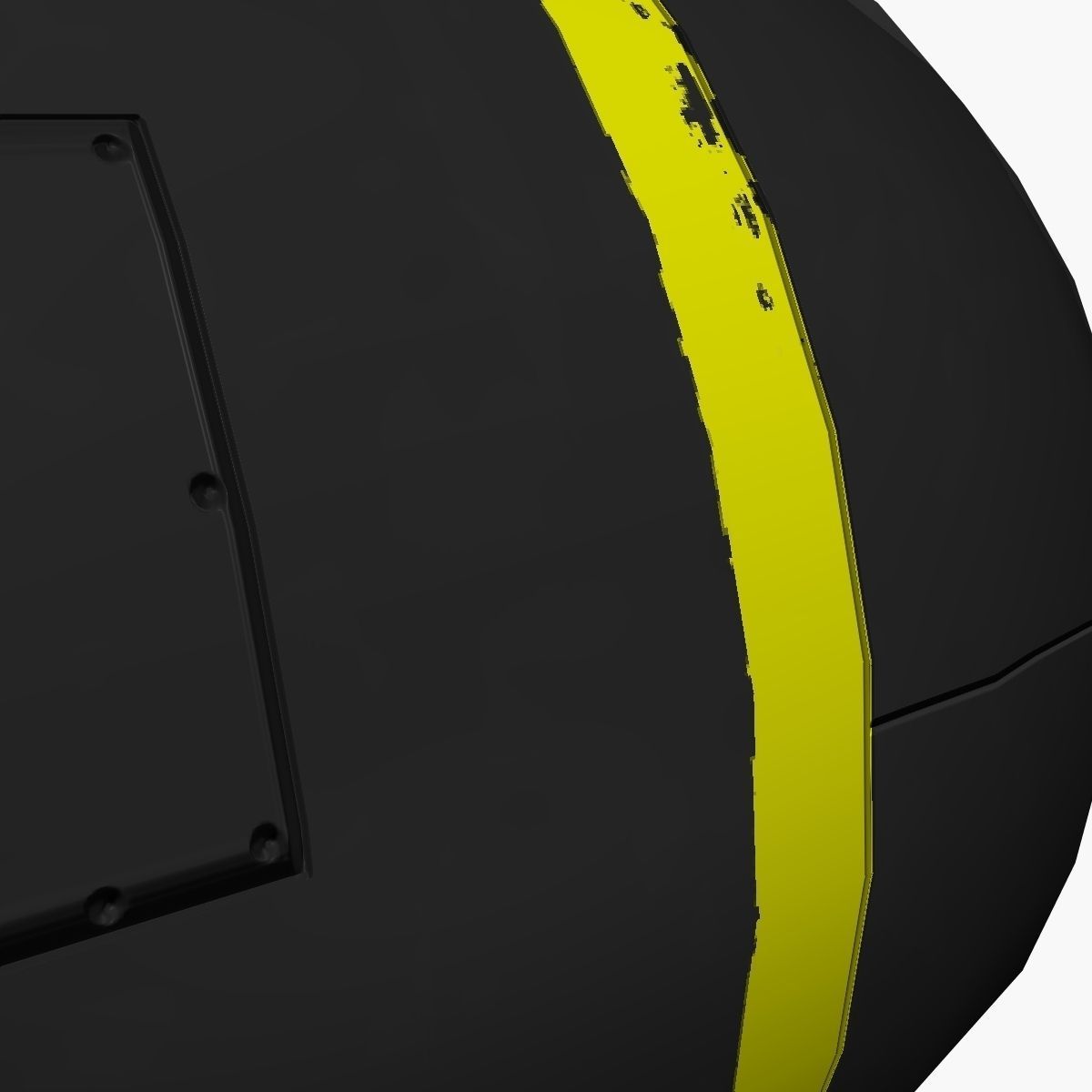 Bomb Jolly Roger scheme Low-poly 3D model_3