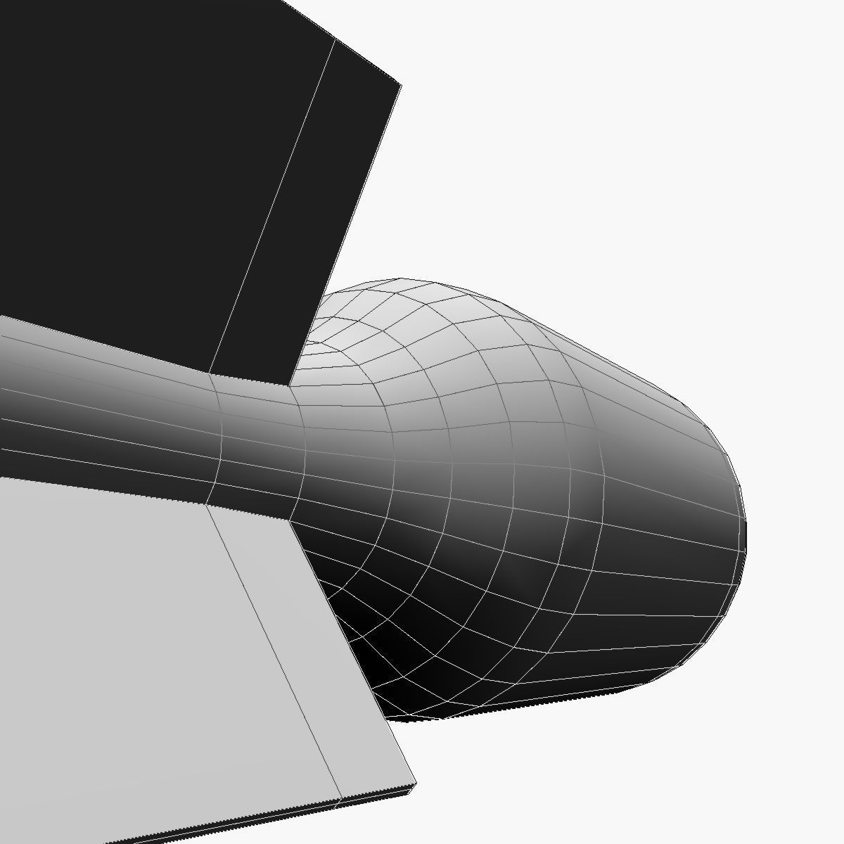 Bomb Jolly Roger scheme Low-poly 3D model_20