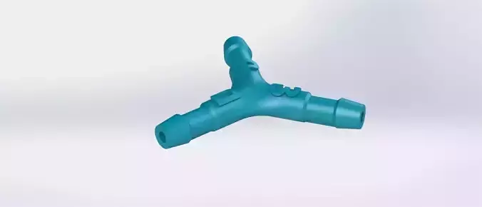 Y-Splitter V2 - 3Dponics Open-Source Gardening Free 3D print model
