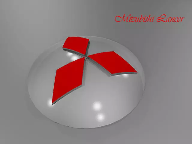 Lancer Cars Logo 3D print model_0