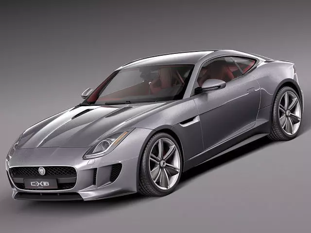 Jaguar f-type coupe C-X16 3D model_0