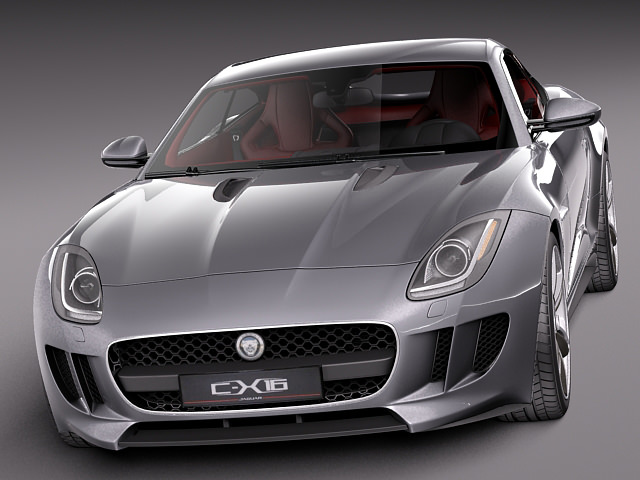 Jaguar f-type coupe C-X16 3D model_1