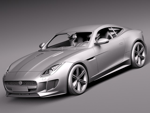 Jaguar f-type coupe C-X16 3D model_13