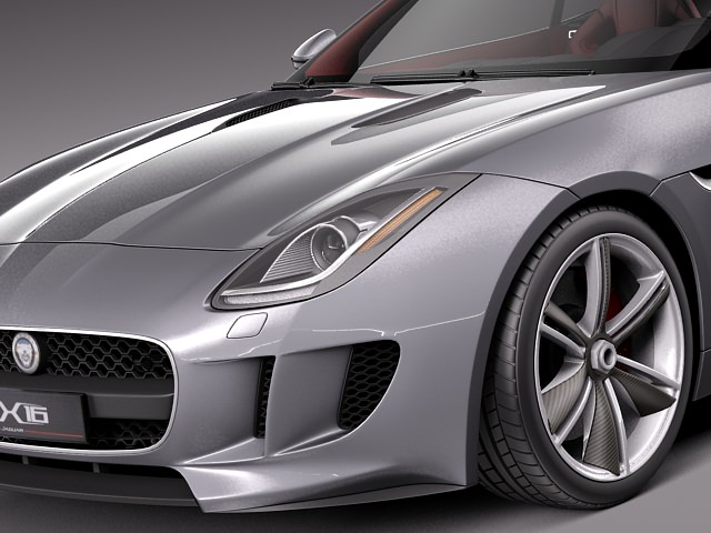 Jaguar f-type coupe C-X16 3D model_2