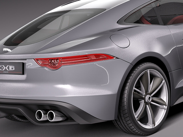 Jaguar f-type coupe C-X16 3D model_3