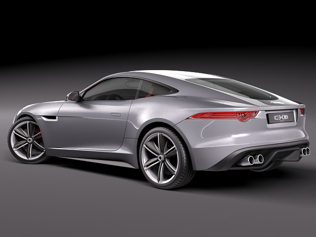 Jaguar f-type coupe C-X16 3D model_9