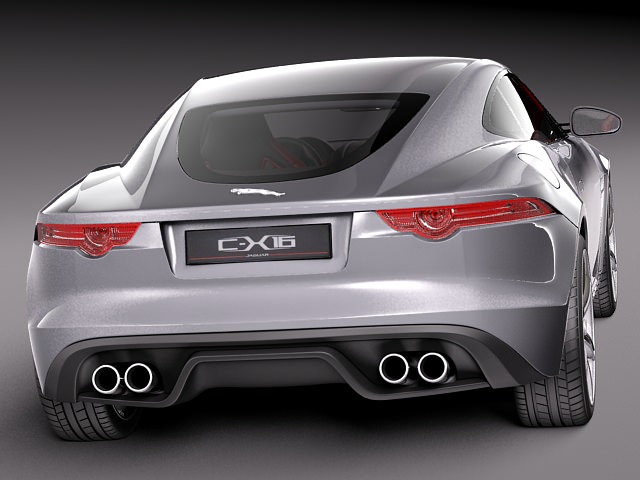 Jaguar f-type coupe C-X16 3D model_5