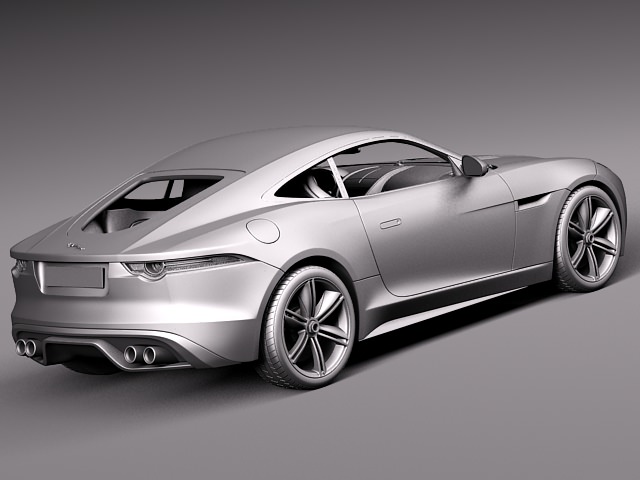 Jaguar f-type coupe C-X16 3D model_16