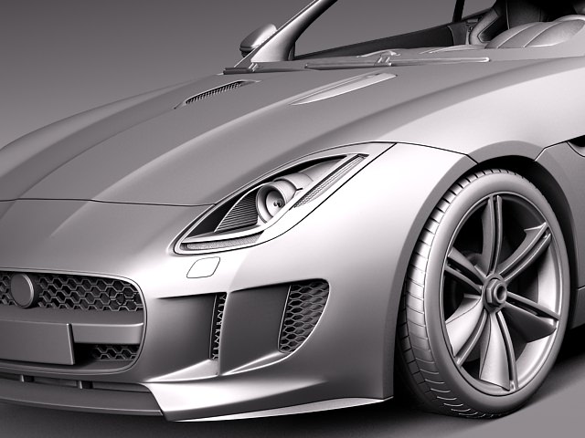 Jaguar f-type coupe C-X16 3D model_14