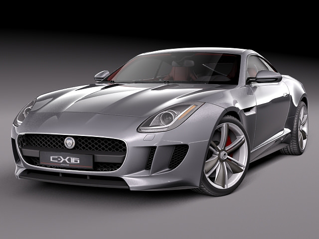 Jaguar f-type coupe C-X16 3D model_8