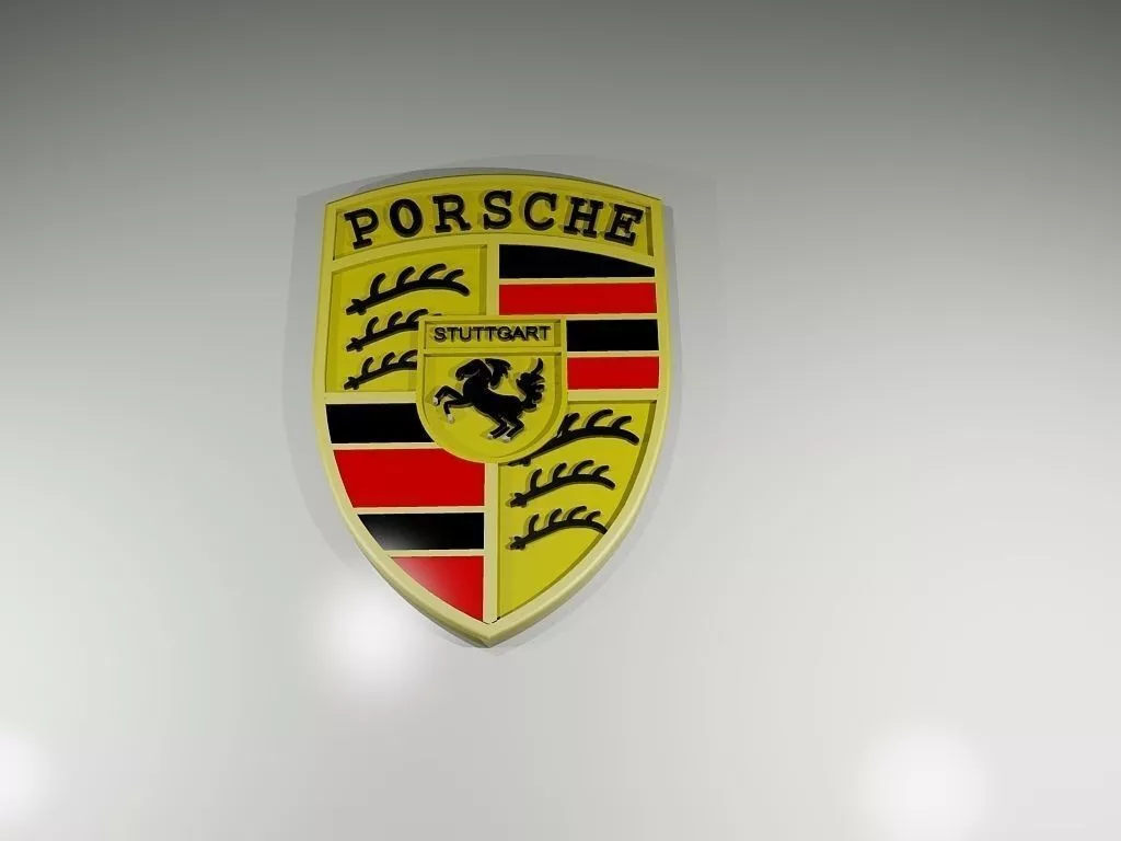 Porsche Cars Logo 3D print model