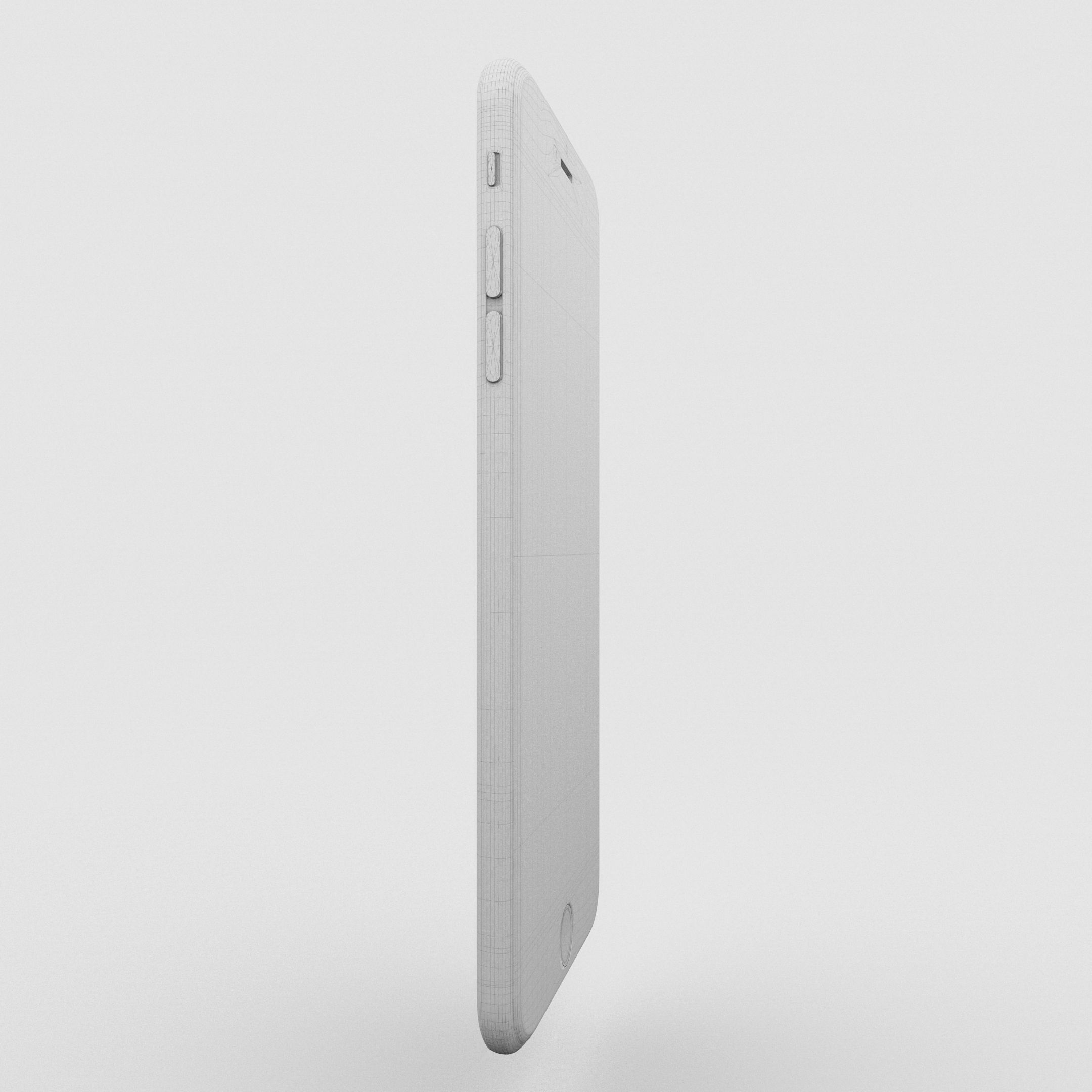 iPhone 6 Plus Gold Plated Low-poly 3D model_38