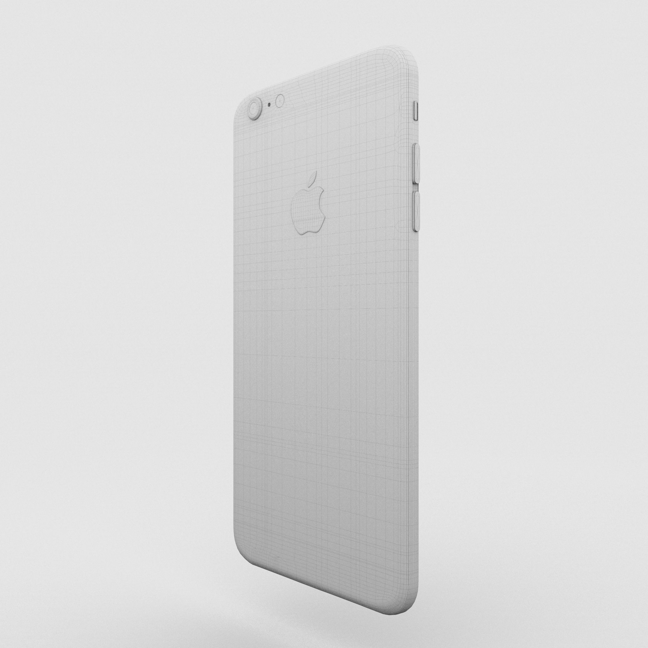 iPhone 6 Plus Gold Plated Low-poly 3D model_70