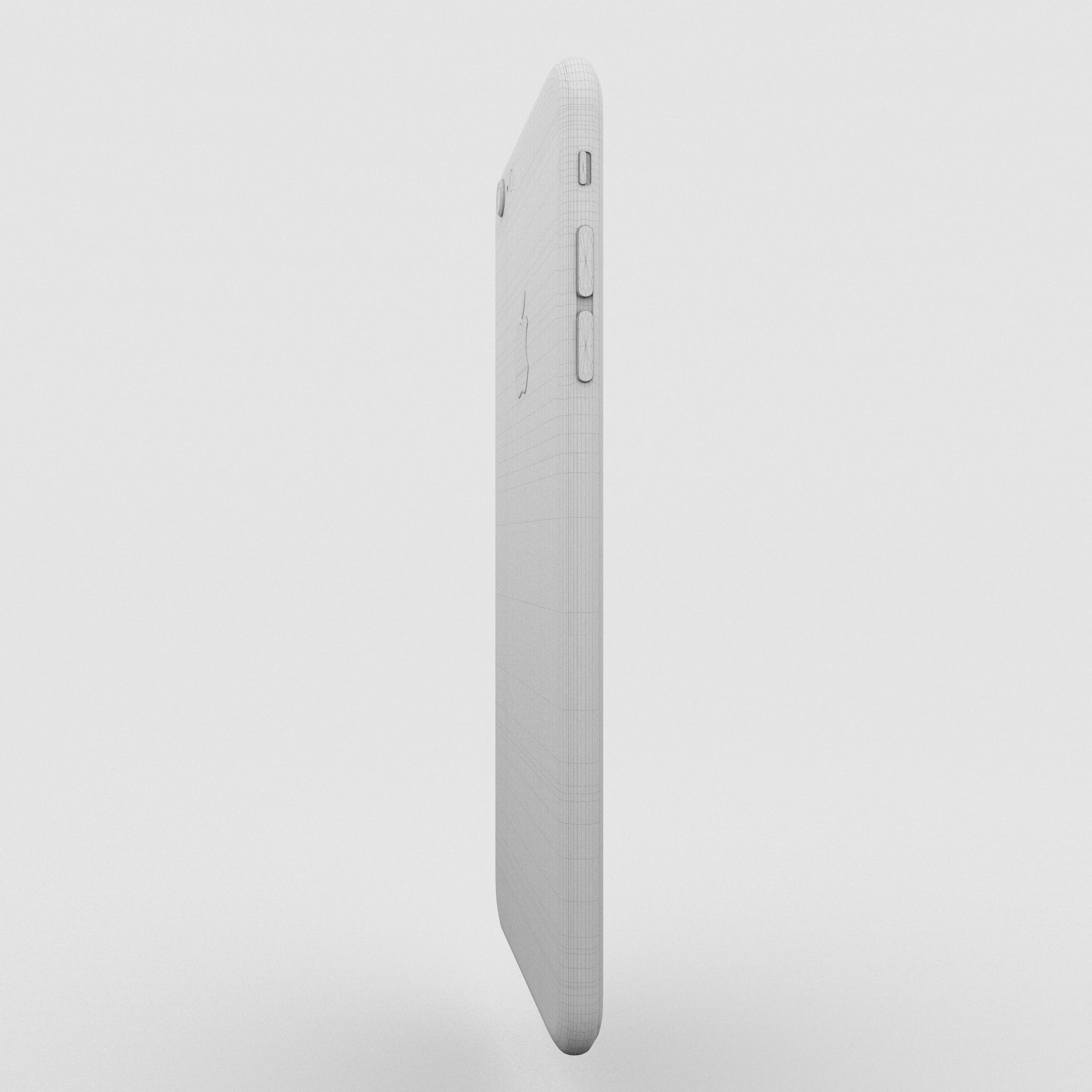 iPhone 6 Plus Gold Plated Low-poly 3D model_44