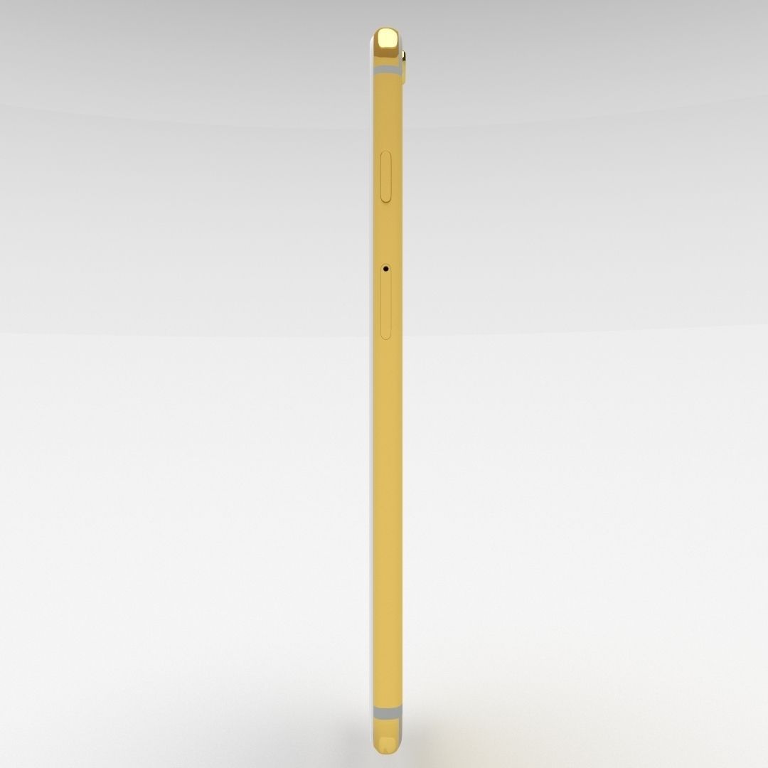 iPhone 6 Plus Gold Plated Low-poly 3D model_15