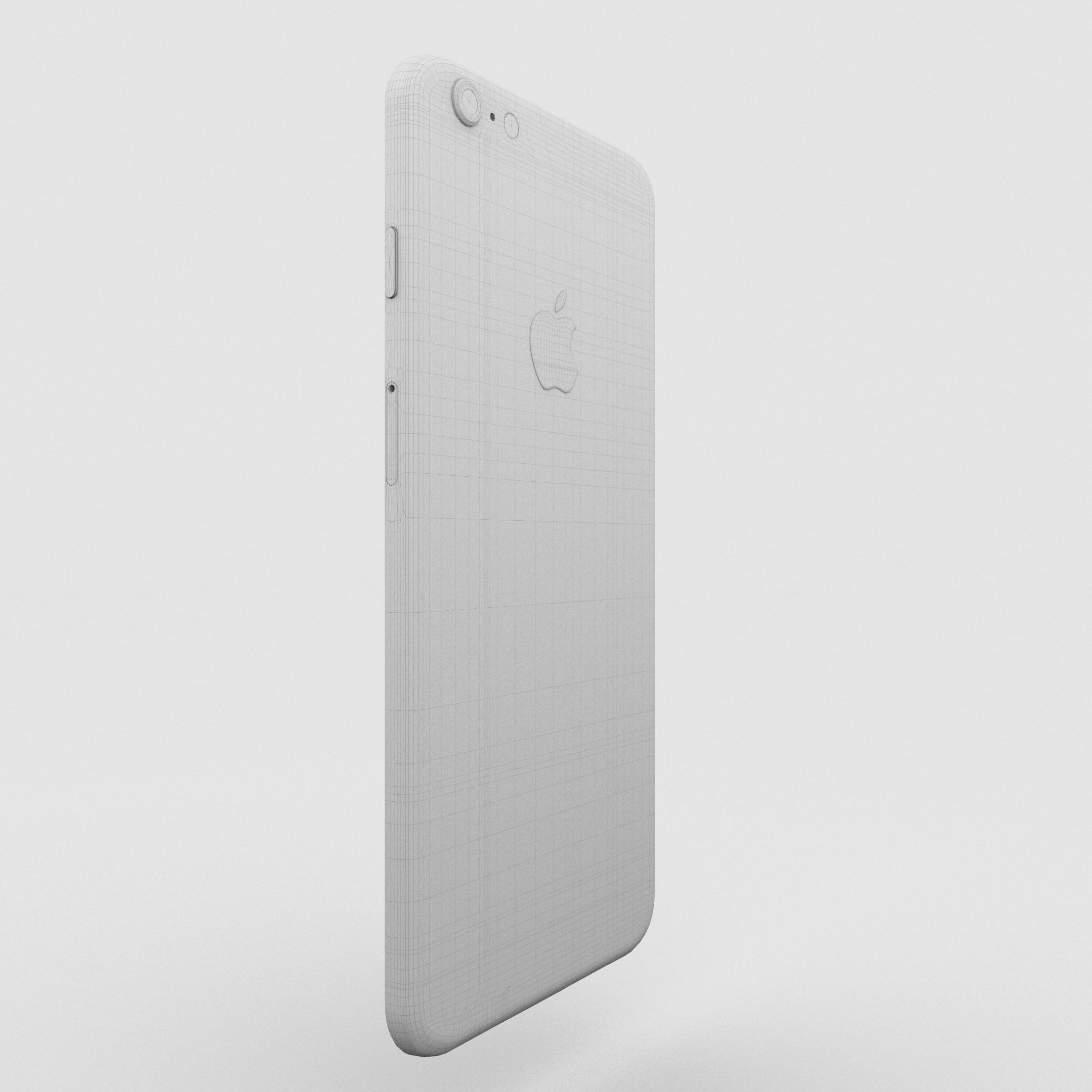 iPhone 6 Plus Gold Plated Low-poly 3D model_65