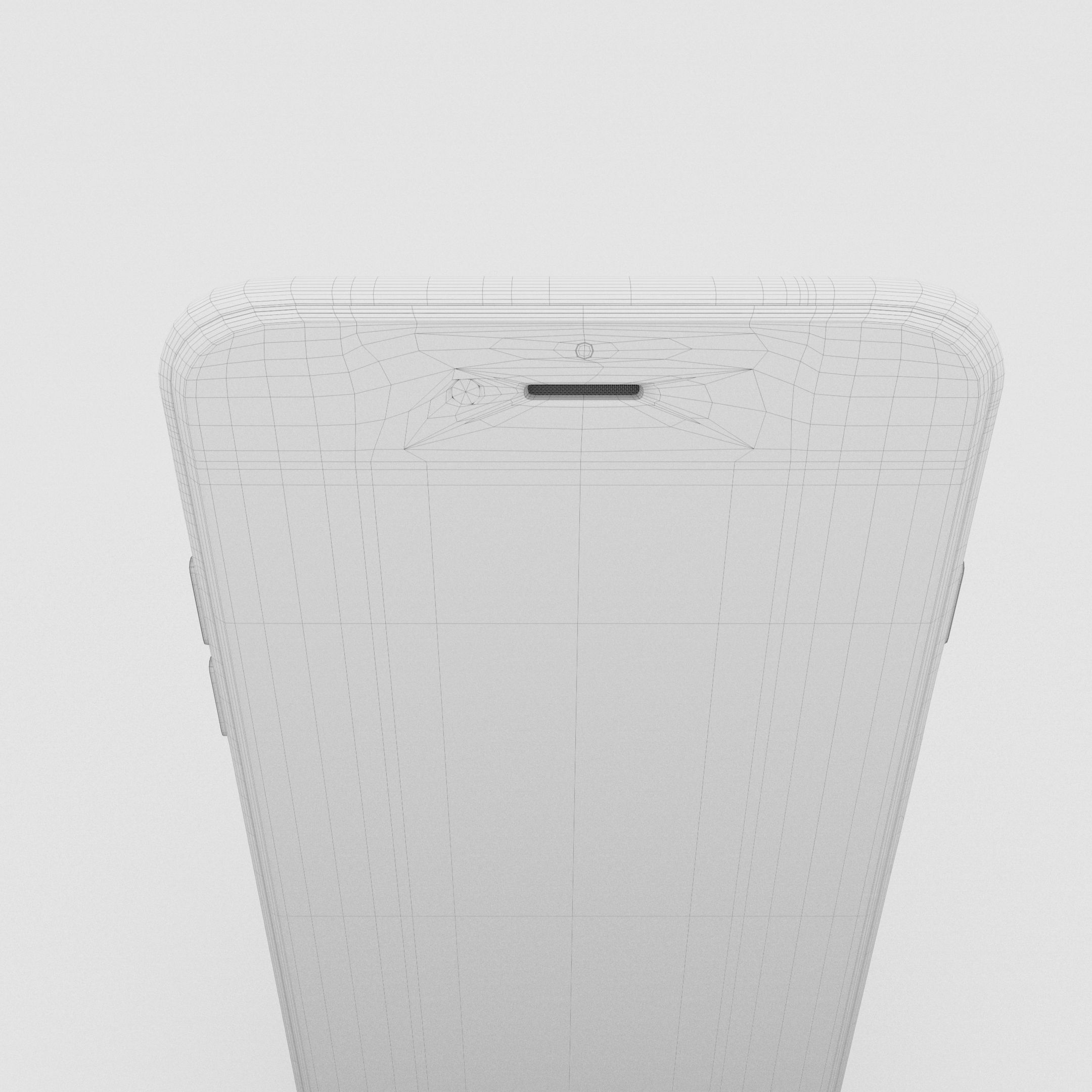 iPhone 6 Plus Gold Plated Low-poly 3D model_60