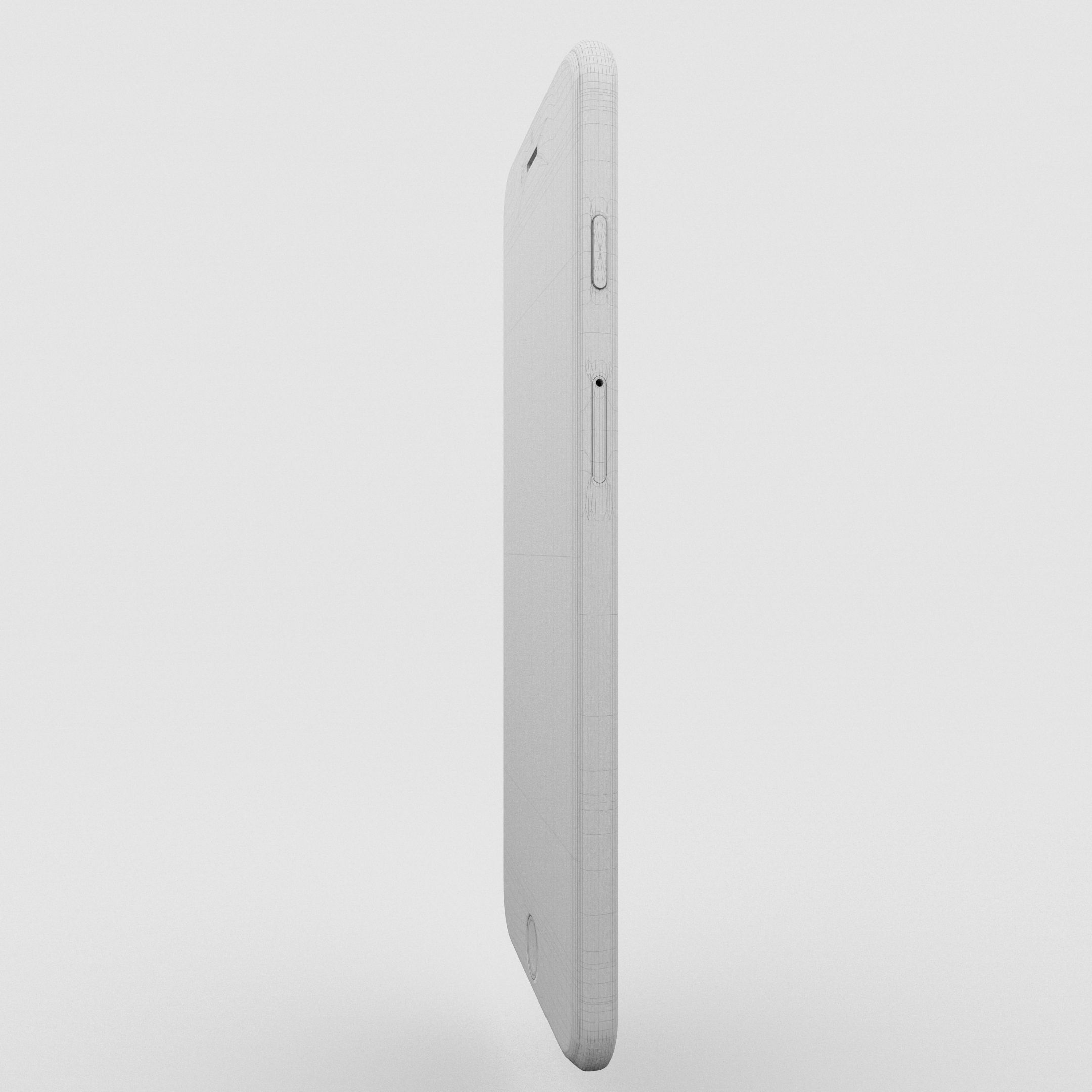 iPhone 6 Plus Gold Plated Low-poly 3D model_37