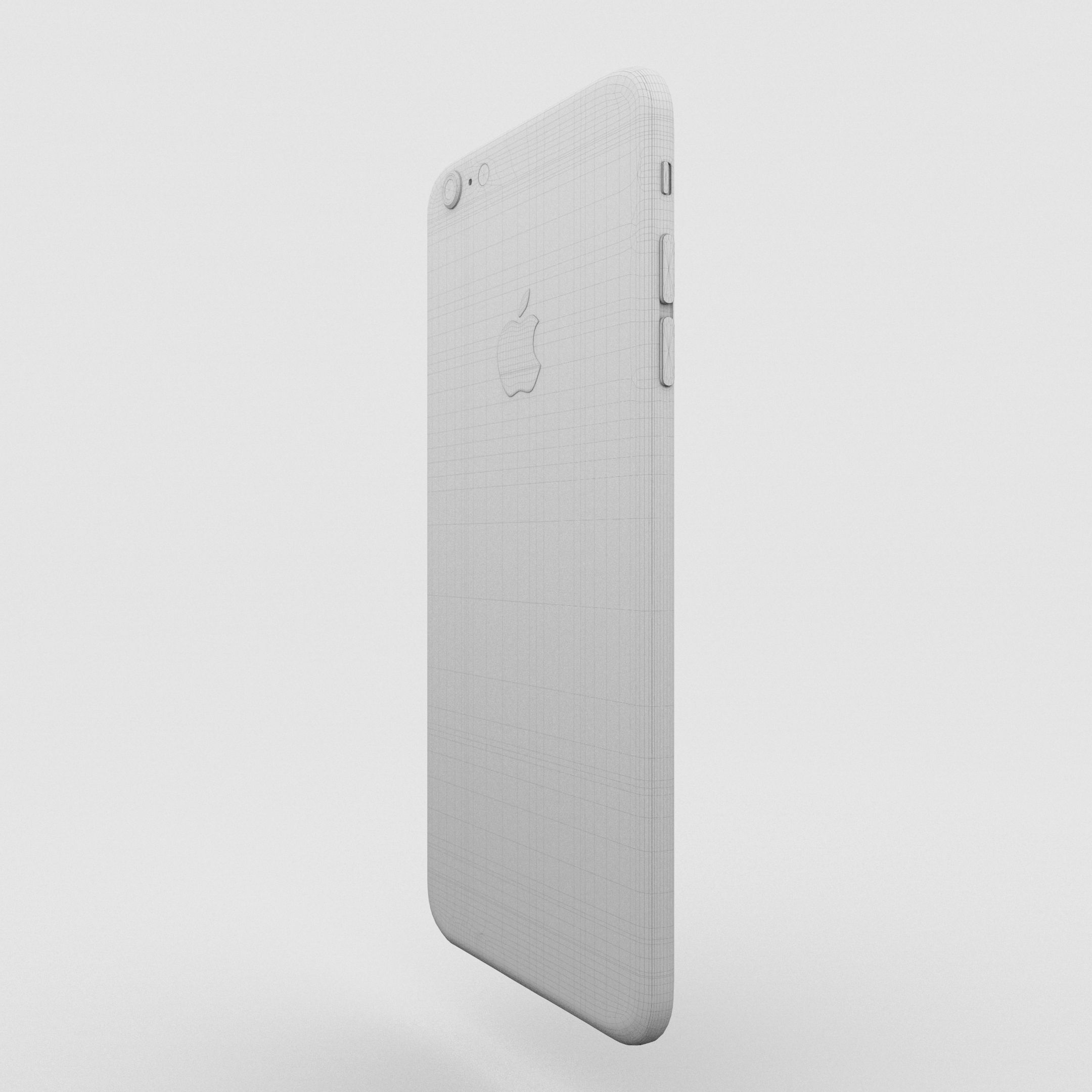 iPhone 6 Plus Gold Plated Low-poly 3D model_76