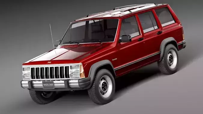 Jeep Cherokee 1984 1996 3D model