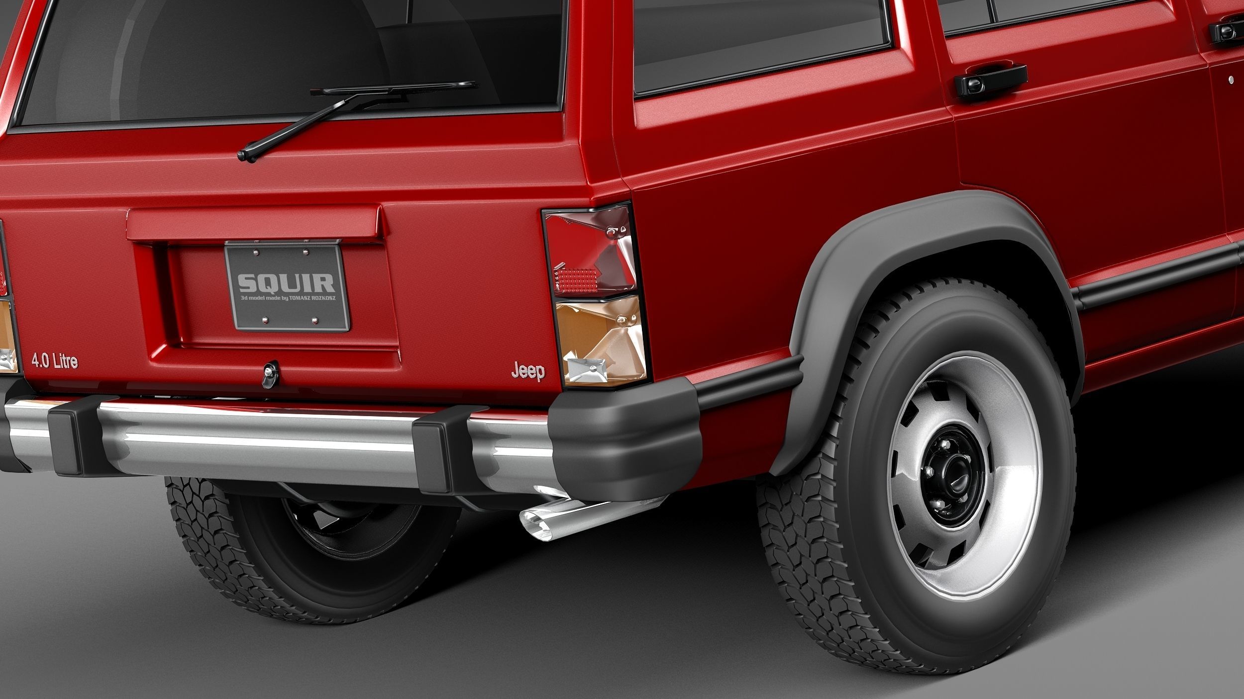 Jeep Cherokee 1984 1996 3D model_3