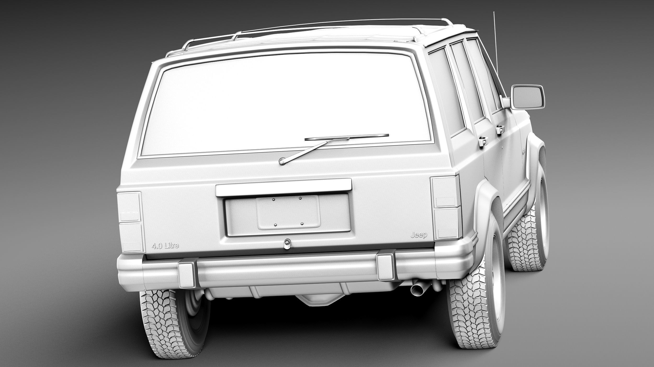 Jeep Cherokee 1984 1996 3D model_13