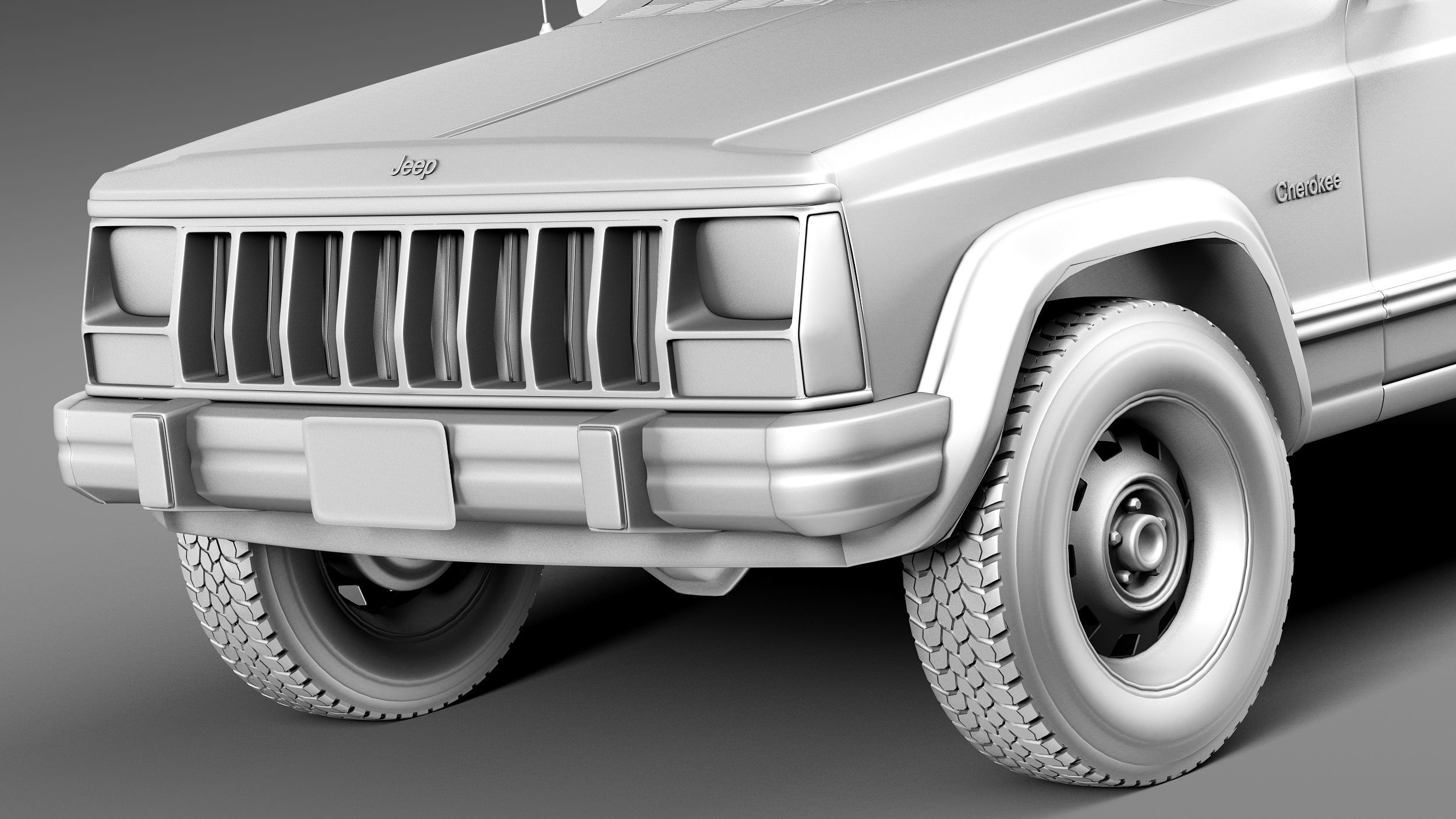 Jeep Cherokee 1984 1996 3D model_10