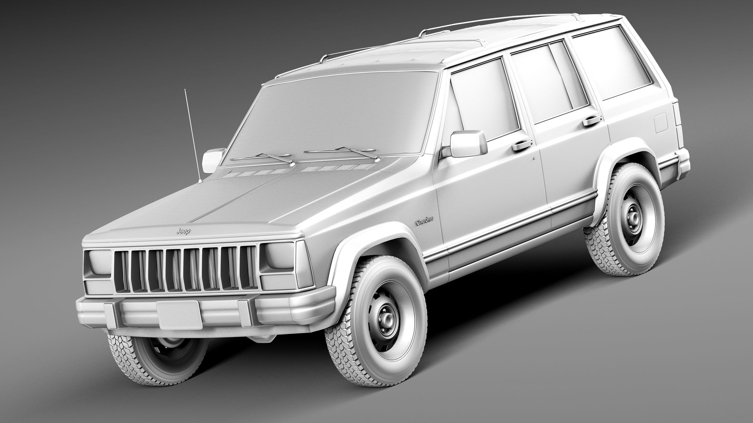 Jeep Cherokee 1984 1996 3D model_8