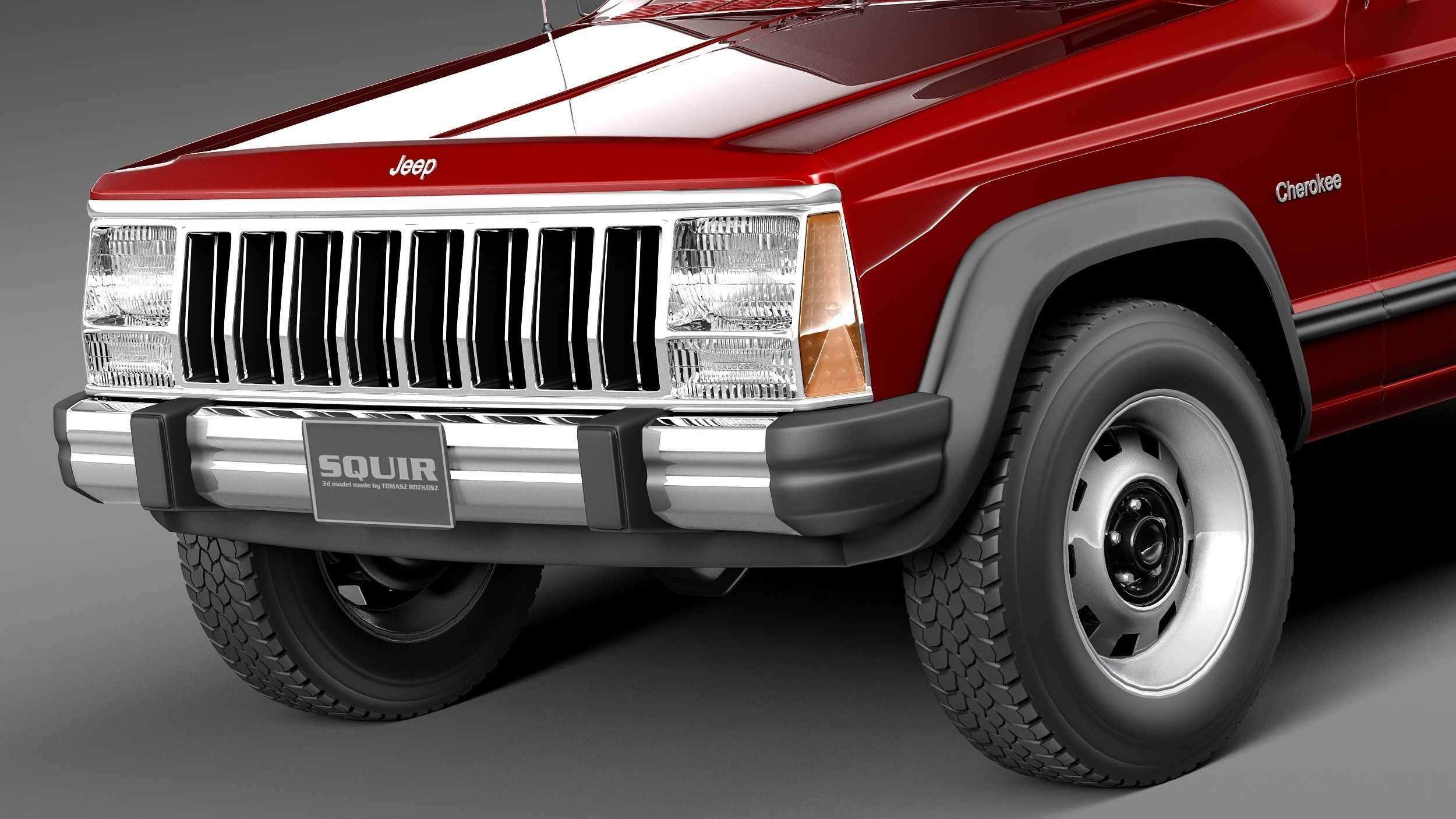 Jeep Cherokee 1984 1996 3D model_2